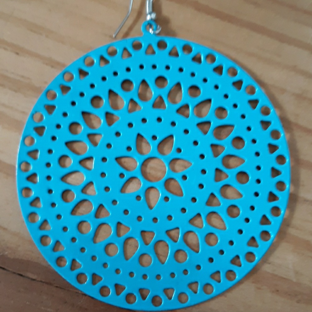 Oversized  Boho Earrings - Picture 2 of 5